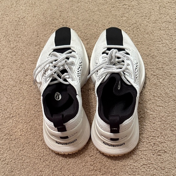 lululemon athletica Shoes - Worn once lululemon athletica White and Black Athletic Shoes